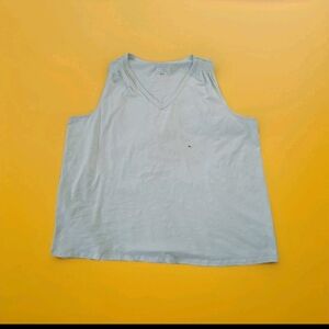 Maurices 24/7 Womens Plus Size 3X Blue Green Tank Top With Stretch NWOT